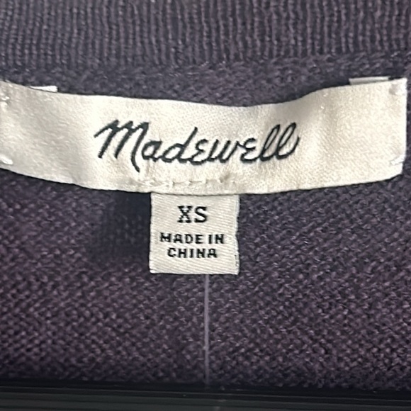 New Madewell Open Front Pocketed Lightweight Slub Cardigan - Picture 9 of 15